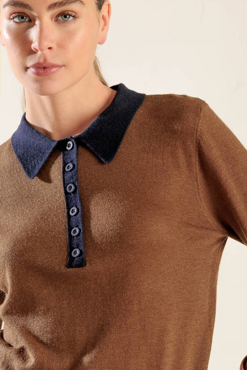 hidden-reflections-sweater-polo-top Flying Tomato-Sophia's Style-10